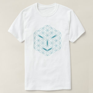 神聖な顔 – アークトリア02、シーグリーン – Tr. Tシャツ