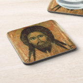 神聖な顔(パネル) コースター (左側)