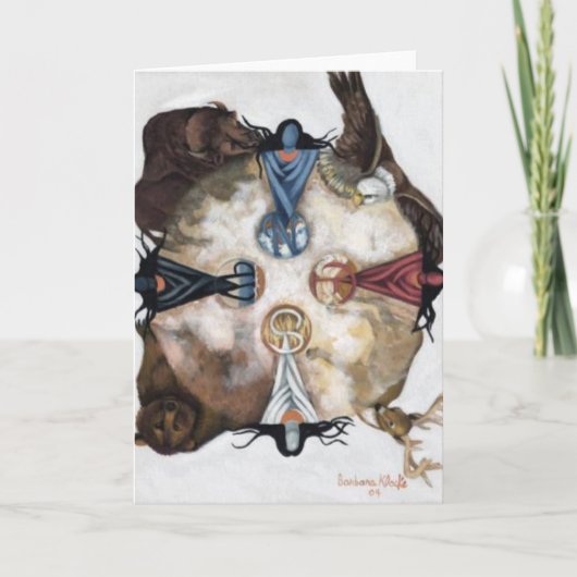 神聖な4つの風 カード (正面)