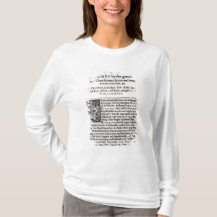 「神聖なBibleの献呈のページ Tシャツ