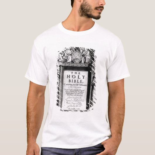 「神聖なBibleへのFrontispiece Tシャツ (正面)