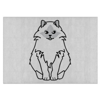 神聖なBirman猫の漫画 カッティングボード