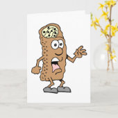 神聖なCannoli! あなたは50! おもしろいな第50バースデー・カード カード (黄色い花)