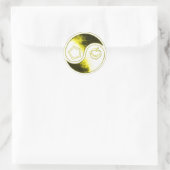 神聖なchaoのステッカー ラウンドシール (バッグ)