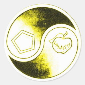 神聖なchaoのステッカー ラウンドシール