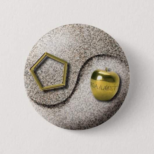 神聖なChao 缶バッジ (正面)