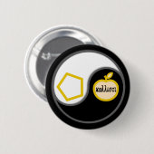 神聖なChao 缶バッジ (正面&裏面)