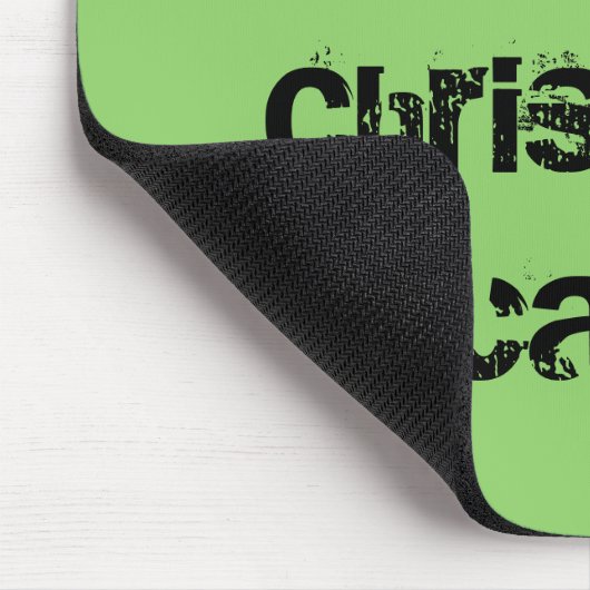 神聖なfreakinのクリスマスのケーキの孤児の黒の引用文 マウスパッド (コーナー)