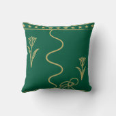 神聖エジプトのシンボル抽象芸術アート クッション (裏面)