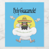 神聖グアカモールワインラベル ワインラベル (シングルラベル)