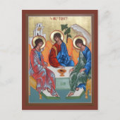 神聖トリニティ祈りの言葉カード ポストカード (正面)