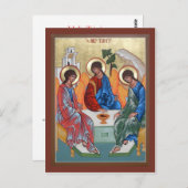 神聖トリニティ祈りの言葉カード ポストカード (正面/裏面)