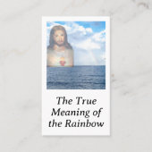 神聖ハートレインボー意味祈りの言葉カード コーリングカード (正面)