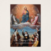 神聖ハート葬祭記念祈りの言葉カード (正面)