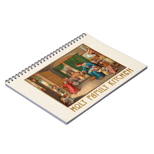 神聖ファミリーキッチンスパイラルフォトノートブック ノートブック (左側)