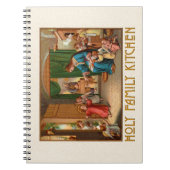 神聖ファミリーキッチンスパイラルフォトノートブック ノートブック (正面)