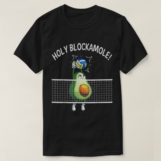 神聖ブロックのバレーボール選手シャツブロッカーAv Tシャツ (デザイン正面)