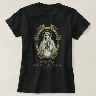神聖メアリークイーンオブアース天国ヴァージンメアリ Tシャツ