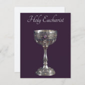 神聖ユーチャーリスト招待状 招待状 (正面/裏面)