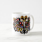 神聖ローマ帝国の紋章付き外衣 コーヒーマグカップ (正面右)