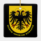 神聖ローマ帝国の紋章 セラミックオーナメント (裏面)