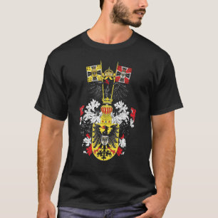 神聖ローマ帝国国旗ドイツのイーグル男女性 Tシャツ