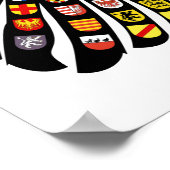 神聖ローマ帝国紋章 ポスター (角)