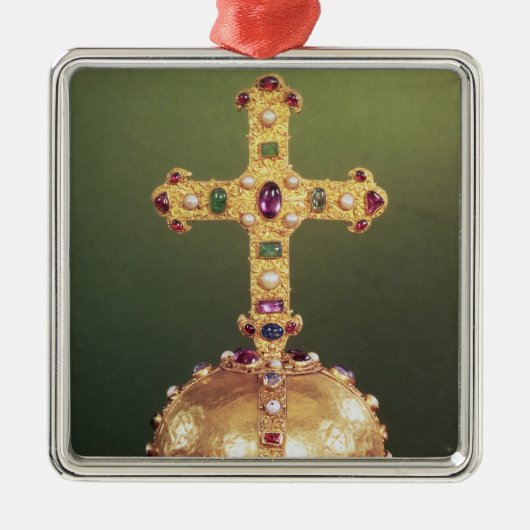 神聖ローマ皇帝の帝国球体 メタルオーナメント (正面)