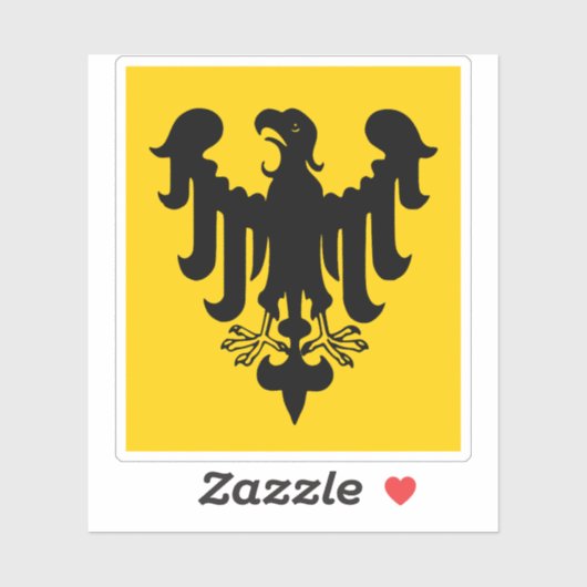 神聖ローマ皇帝の旗(14世紀) シール (シート)