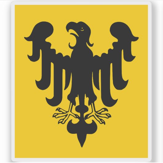 神聖ローマ皇帝の旗（14世紀） シール (正面)