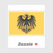 神聖ローマ皇帝の旗（1400年代初期） シール (シート)