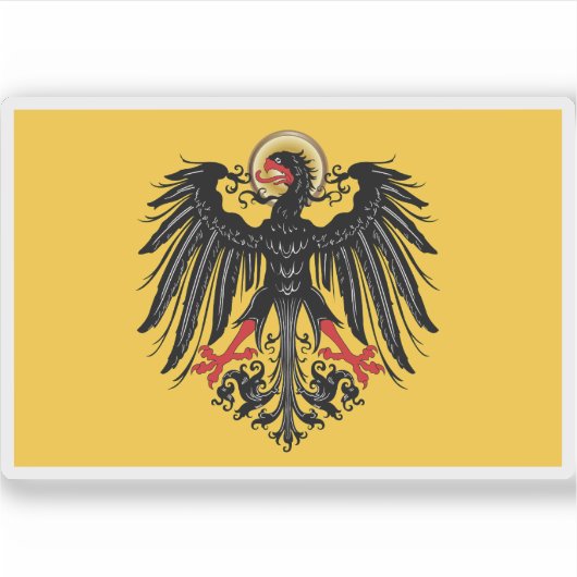 神聖ローマ皇帝の旗（1400年代初期） シール (正面)