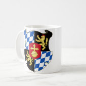 神聖ローマ皇帝シャルル7世アルバートの武器 コーヒーマグカップ (正面左)