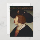 神聖ローマ皇帝フェルディナンド1世のポートレート ポストカード (正面/裏面)