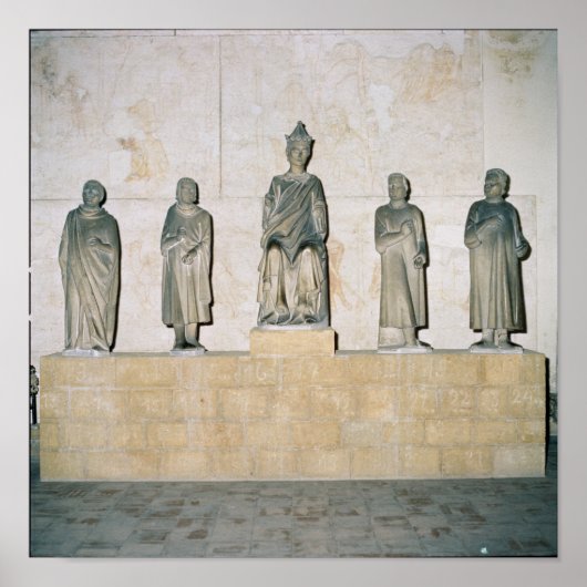 神聖ローマ皇帝ヘンリー7世像 ポスター (正面)