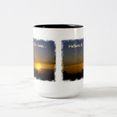 神聖化されるThy名前があって下さい ツートーンマグカップ (中央)