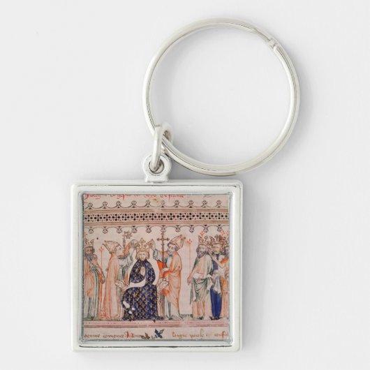 神聖化Philippe III le Hardi王の キーホルダー (正面)
