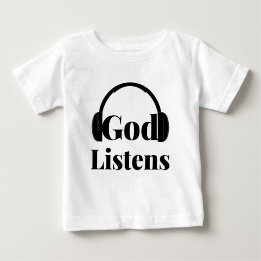 神聞信仰に基づく引用文 ベビーTシャツ (正面)