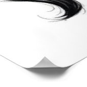 神舞：シヴァ木炭アート ポスター (角)