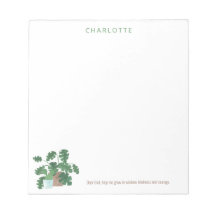 神親愛よ救済Me Grow Houseplants Notepad