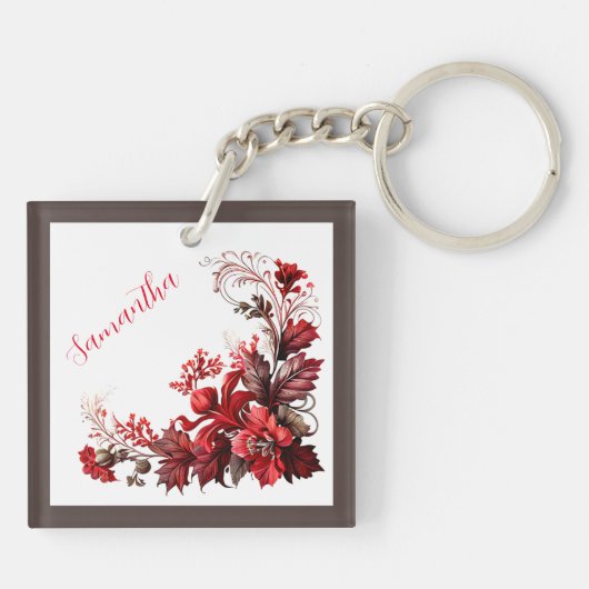 神親愛全ての宗教引用文に感謝 キーホルダー (裏面)