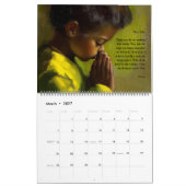 神親愛 カレンダー (3月 2027)