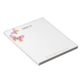 神親愛、暗い蝶のメモ帳 ノートパッド (アングル)