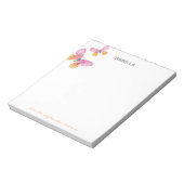 神親愛、暗い蝶のメモ帳 ノートパッド (回転)