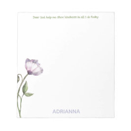 神親愛、私の救済フローラメモ帳 ノートパッド