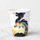 神話おもしろいドラゴン誕生日 紙コップ (正面)