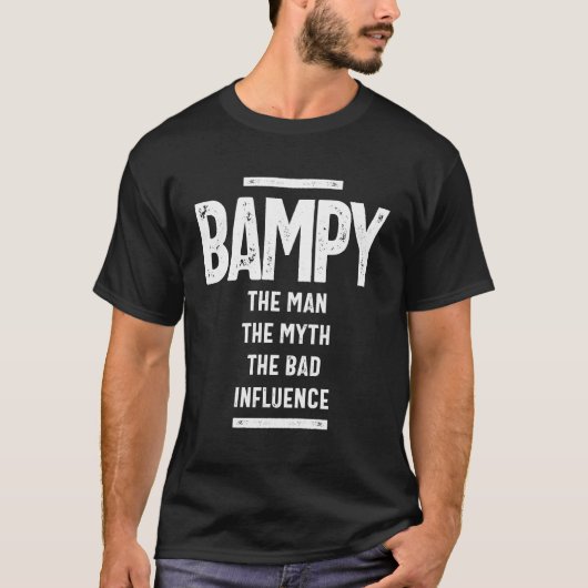 神話に悪影響を及ぼす Tシャツ (正面)