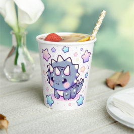 神話に魅了された恐竜の赤ちゃんシャワー 紙コップ