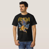 神話のアンカ - 永遠の炎のフェニックスTシャツ Tシャツ (正面フル)