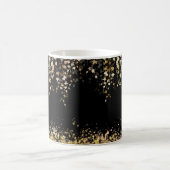 神話のゴールデングレープガーデンパーソナルネーム茶 コーヒーマグカップ (中央)